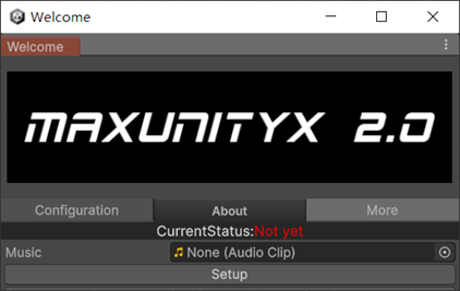 Welcome窗口未Setup
